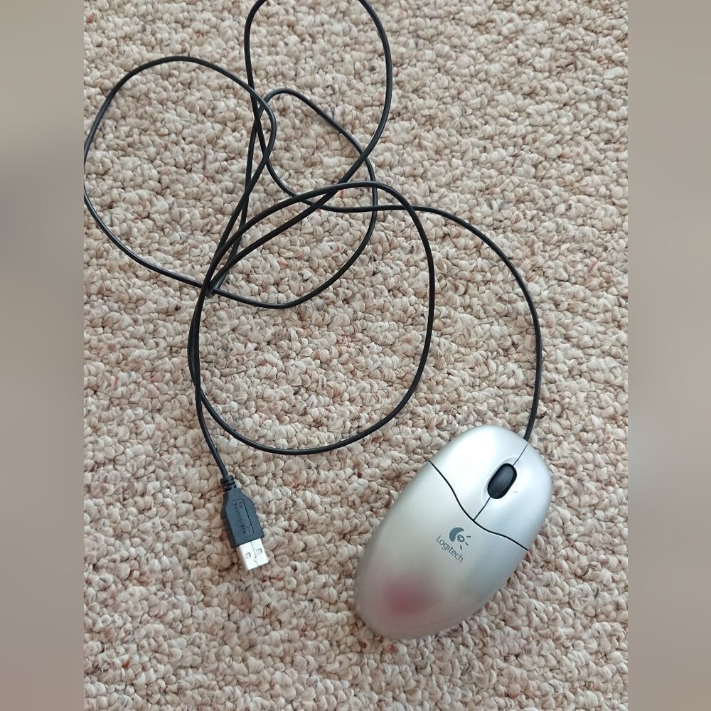 logitech laser wired mouse